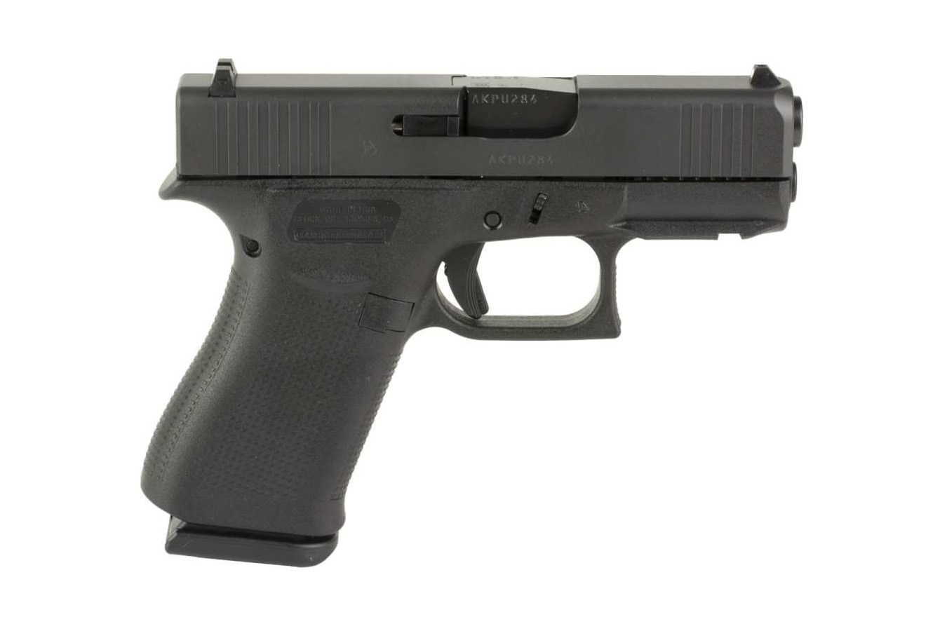GLOCK 43X 9mm Subcompact Pistol with Front Rail/Serrated Slide