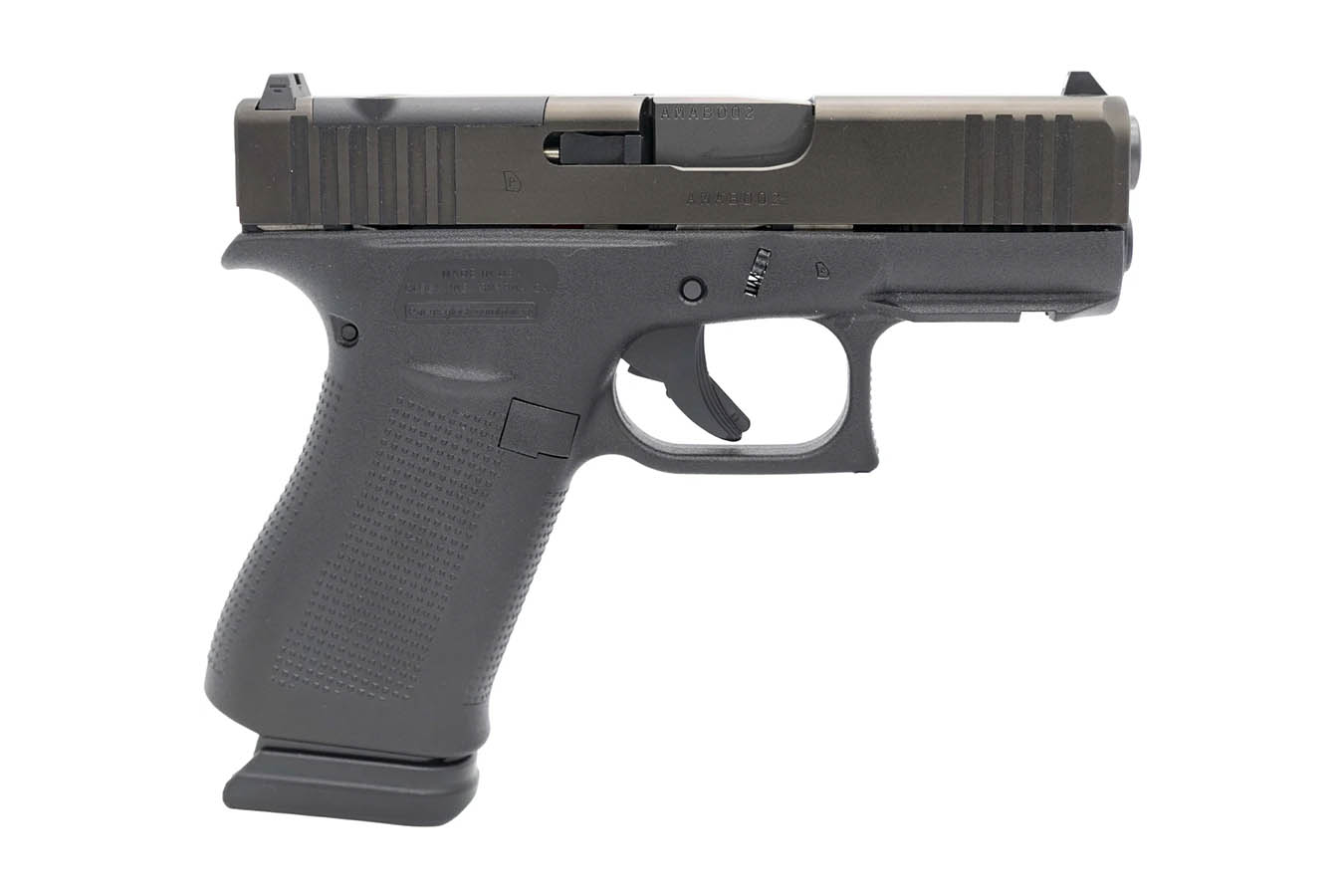 GLOCK 43X MOS 9mm Optic Ready 15+1 Pistol with Front Rail (Made in USA)