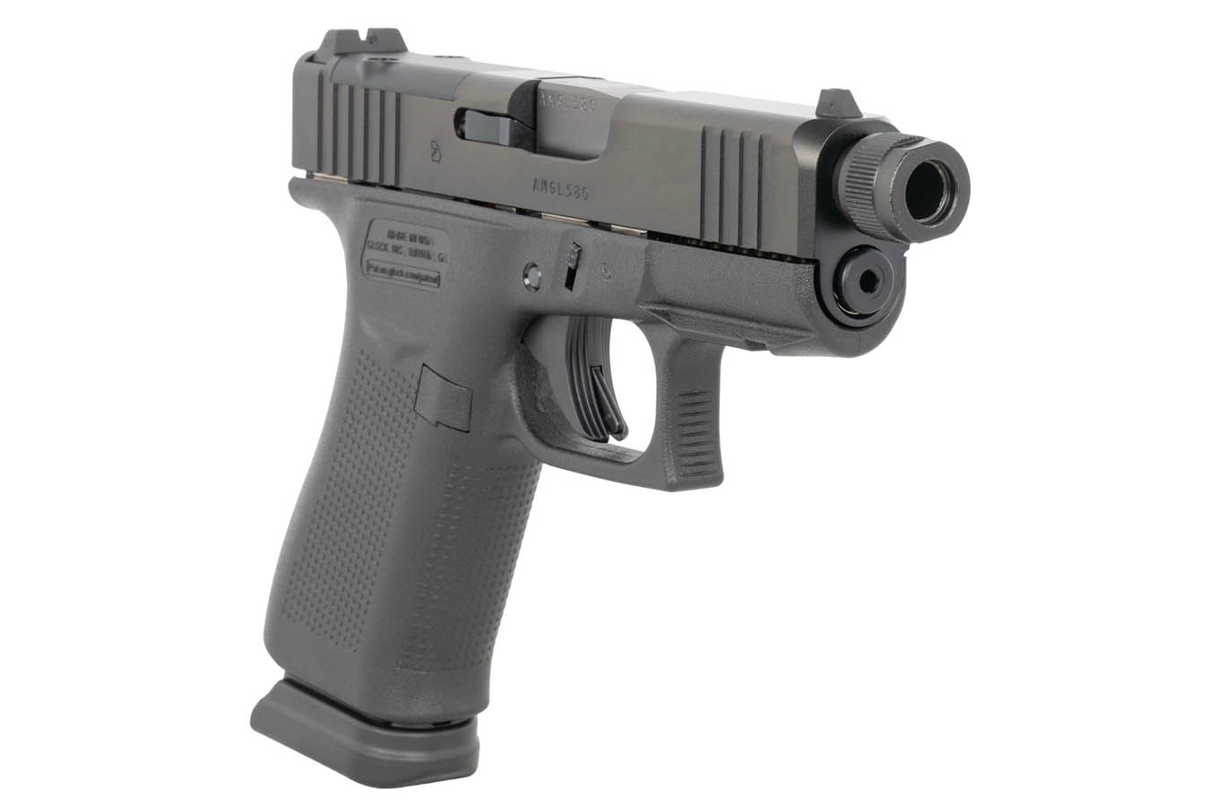GLOCK 43x MOS 9mm Optic Ready 15+1 Pistol with Threaded Barrel