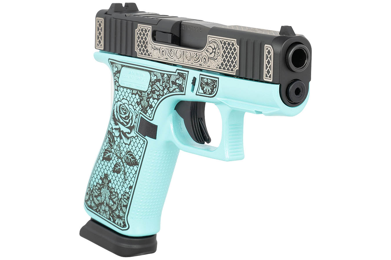 GLOCK G43X MOS 9mm Optic Ready Pistol w/ Blue Rose Finish