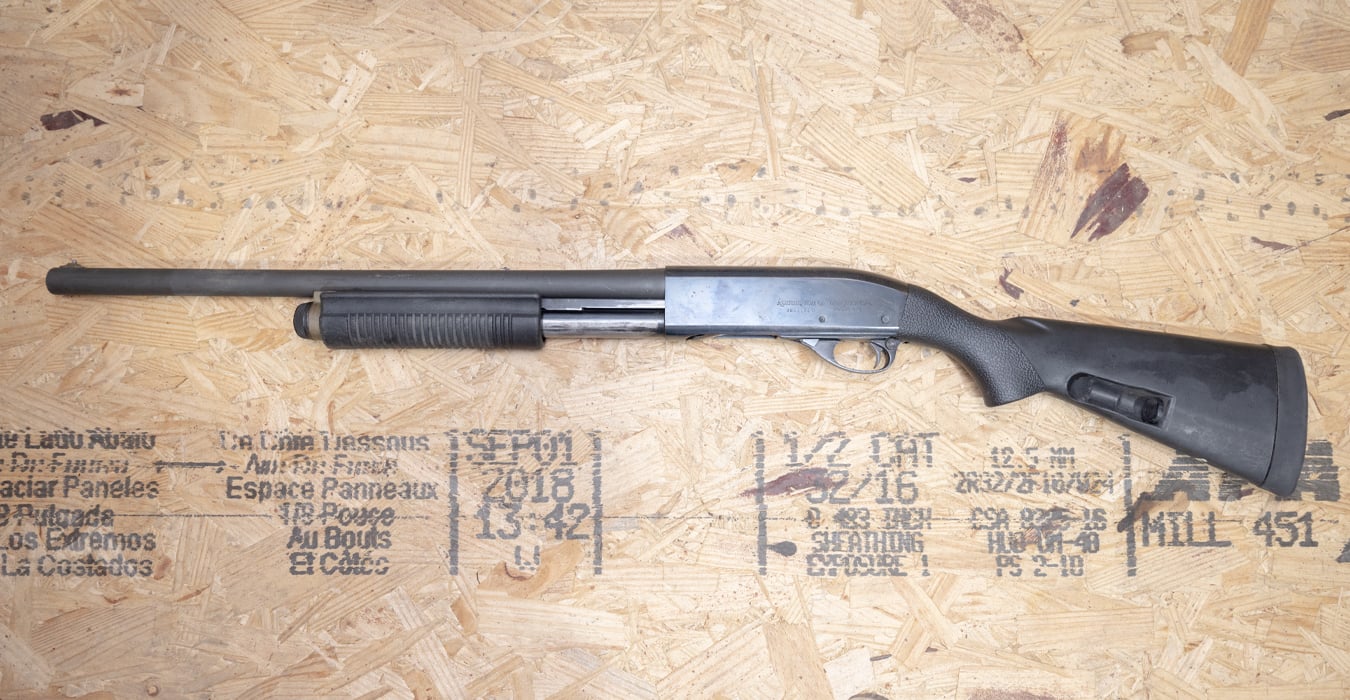 REMINGTON 870 Wingmaster Police Trade-In Shotgun with Synthetic Stock