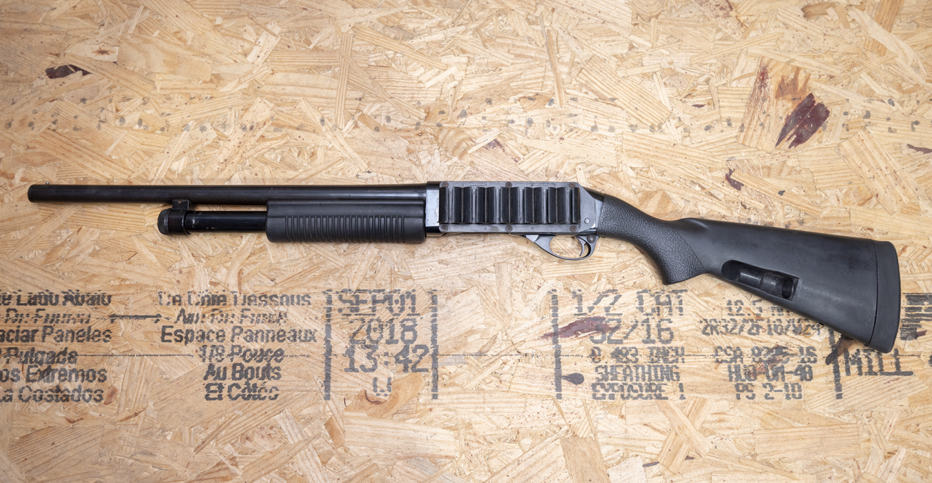 REMINGTON 870 Wingmaster 12 Gauge Police Trade-In Shotgun with Synthetic Stock