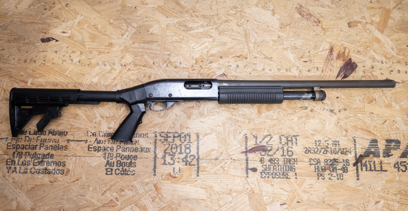 REMINGTON 870 Wingmaster 12 Gauge Police Trade-In Shotgun with Telescoping Stock