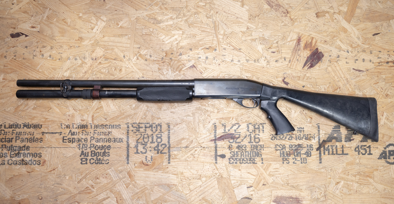 REMINGTON 870 Wingmaster 12 Gauge Police Trade-In Shotgun with Extended Magazine