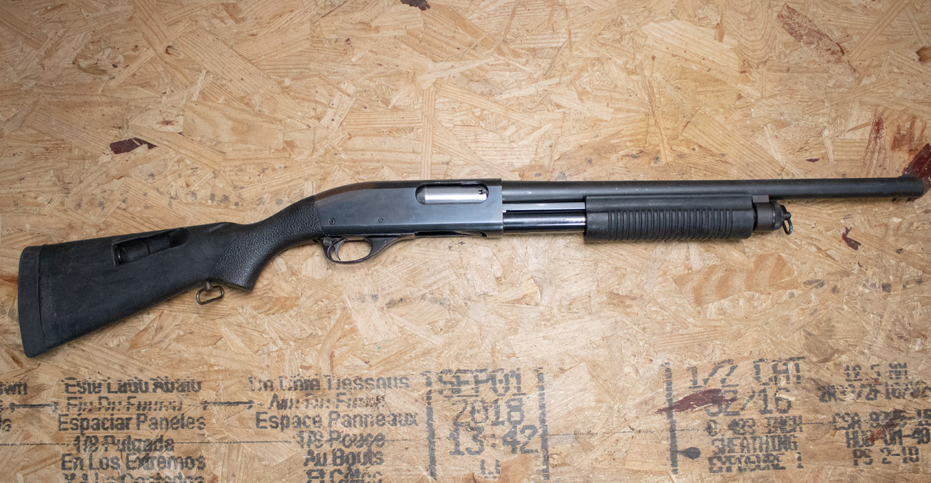 REMINGTON 870 Wingmaster 12 Gauge Police Trade-In Shotgun with Speedfeed Stock