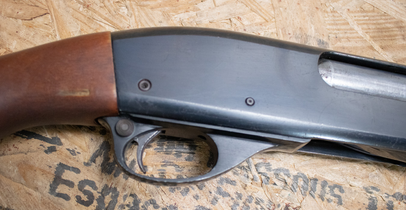 REMINGTON 870 Wingmaster 12 Gauge Police Trade-In Shotgun with Wood Stock