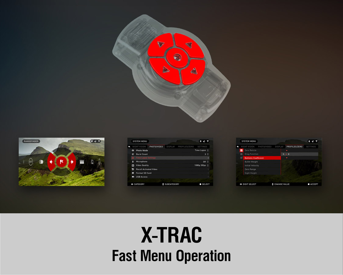 ATN X-TRAC Tactical Remote Access Control, Bluetooth