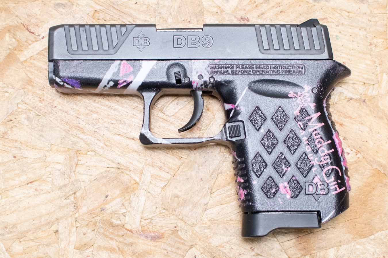 DIAMONDBACK DB9 9mm Police Trade-In Pistol with Muddy Girl Camo Finish