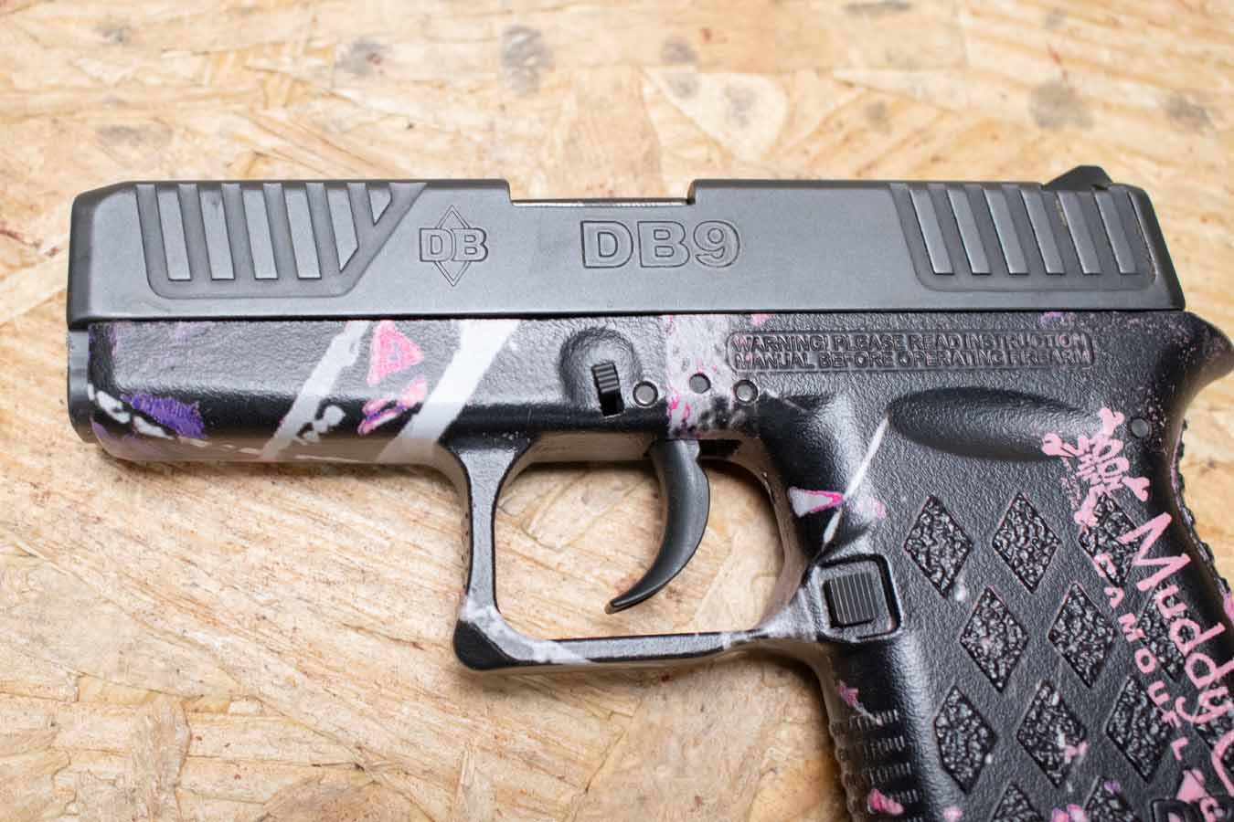 DIAMONDBACK DB9 9mm Police Trade-In Pistol with Muddy Girl Camo Finish