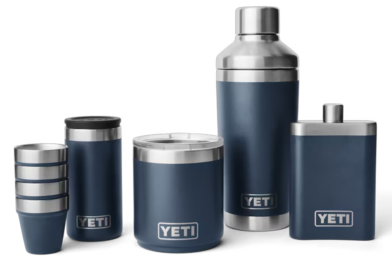 YETI COOLERS Shot Glasses Case White