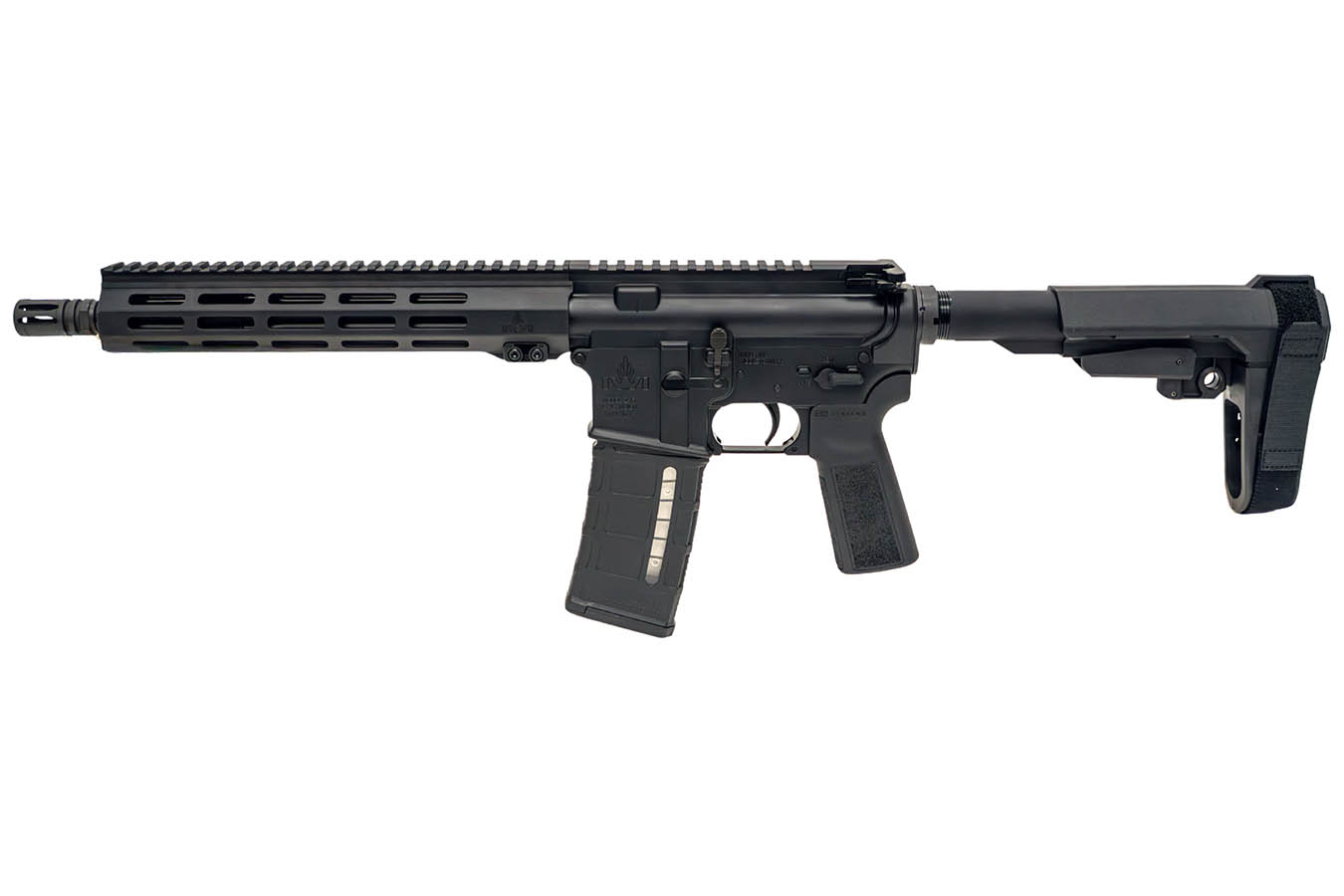 IWI Zion-15 5.56mm AR-15 Pistol with 11.5 Inch Barrel and Mil Spec 6 Position Buffer Tube