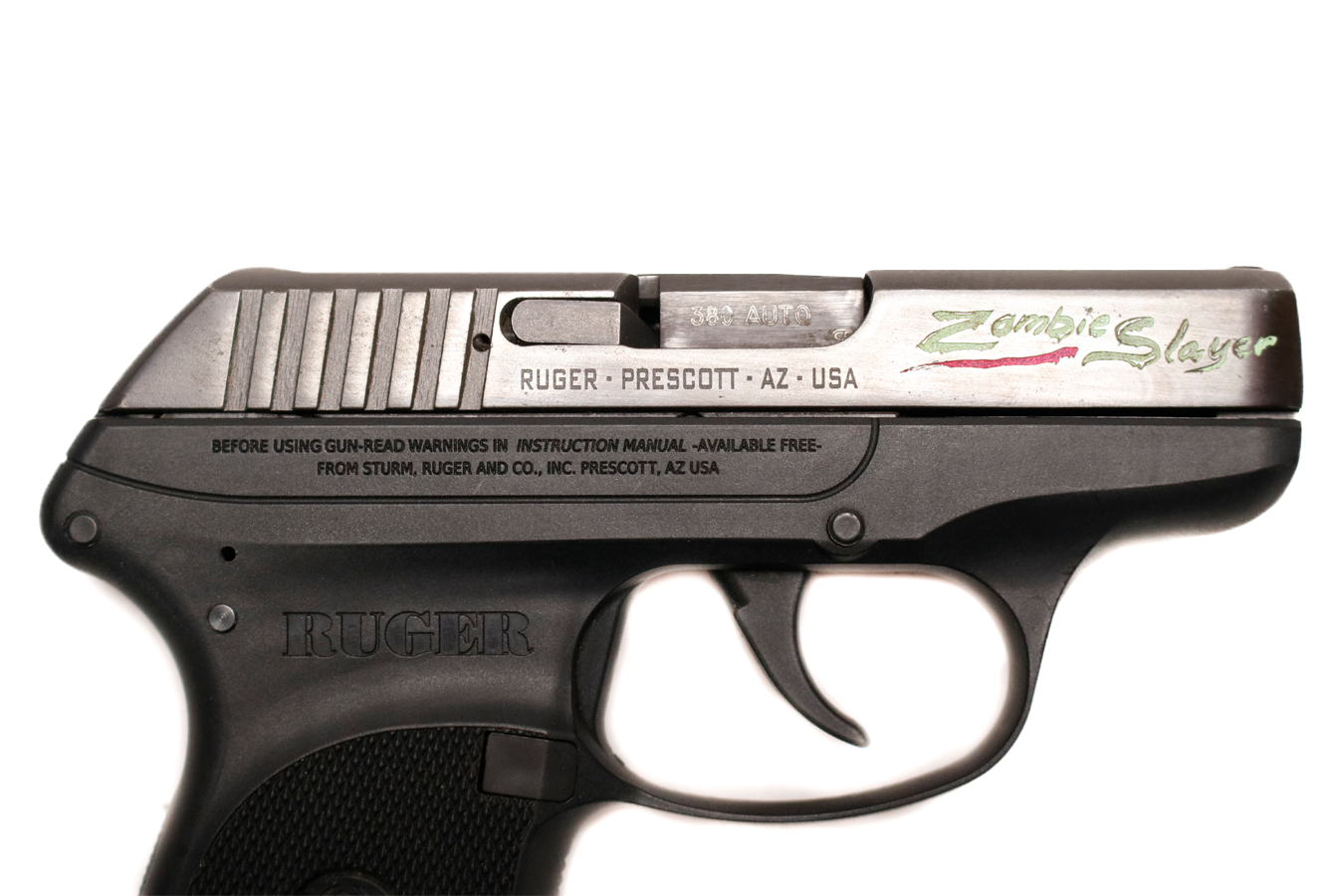 RUGER LCPZ Zombie Slayer Special Edition 380 ACP Police Trade-In Pistol