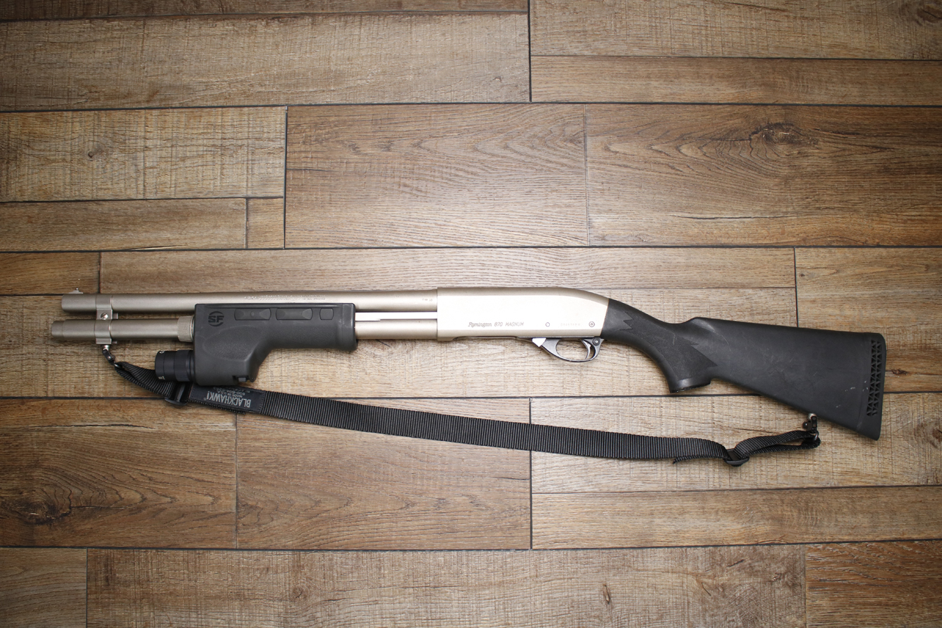 REMINGTON 870 Marine Magnum 12GA Police Trade-In Shotgun with Surefire Forend