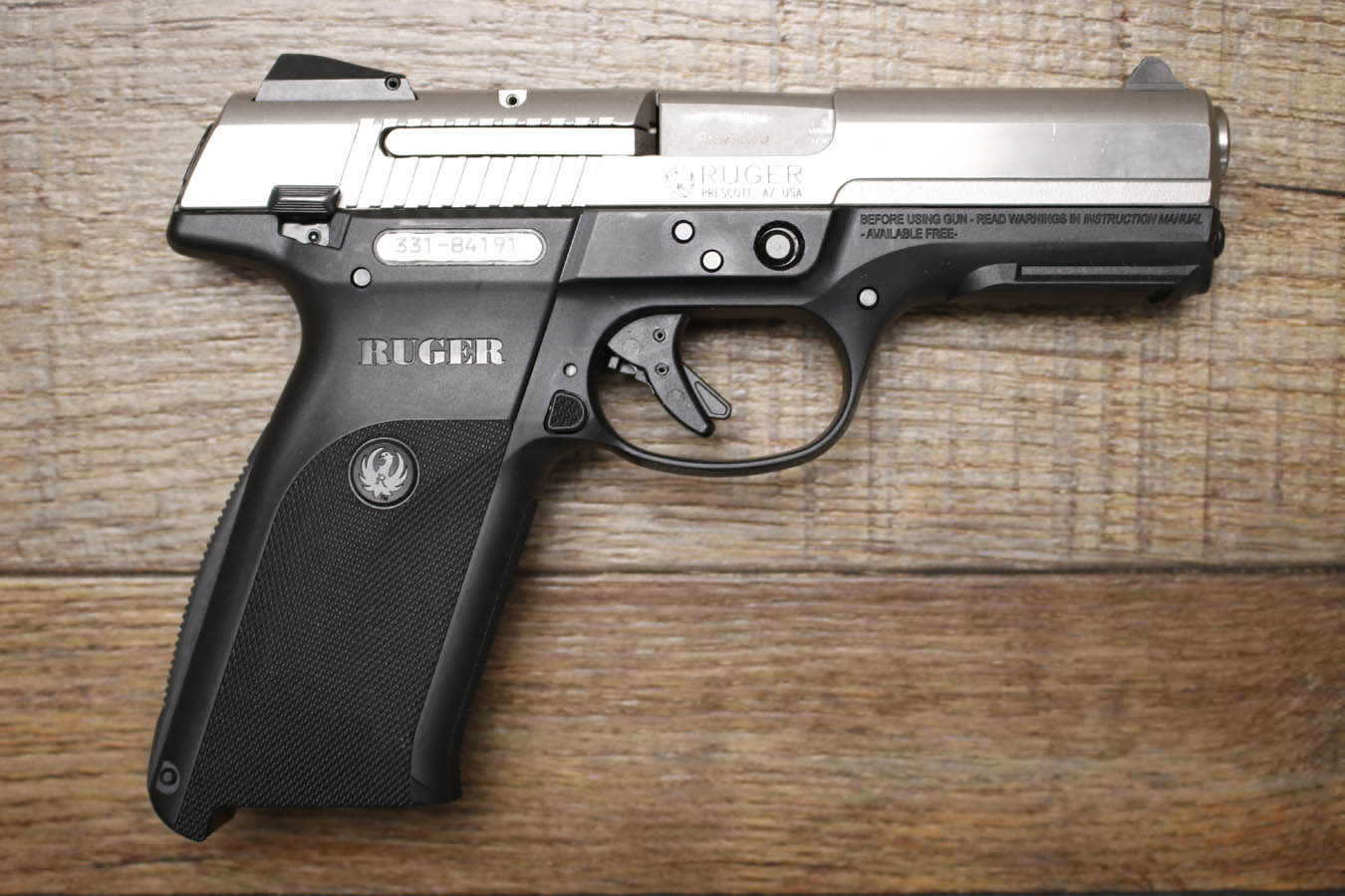 RUGER SR9 9mm Police Trade-In Pistol (No Magazine)