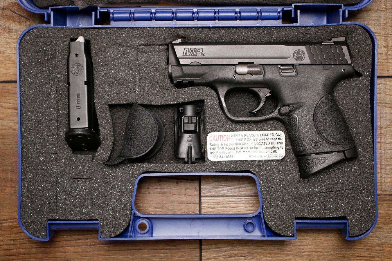 SMITH AND WESSON M&P9C 9mm Police Trade-In Pistol with Original Box and Two Magazines