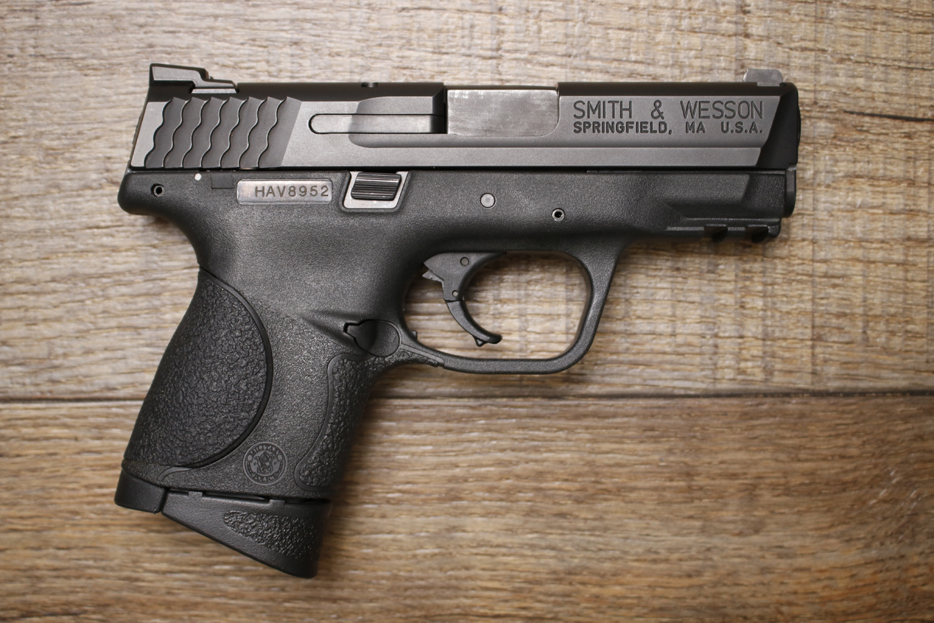 SMITH AND WESSON M&P9C 9mm Police Trade-In Pistol with Original Box and Two Magazines