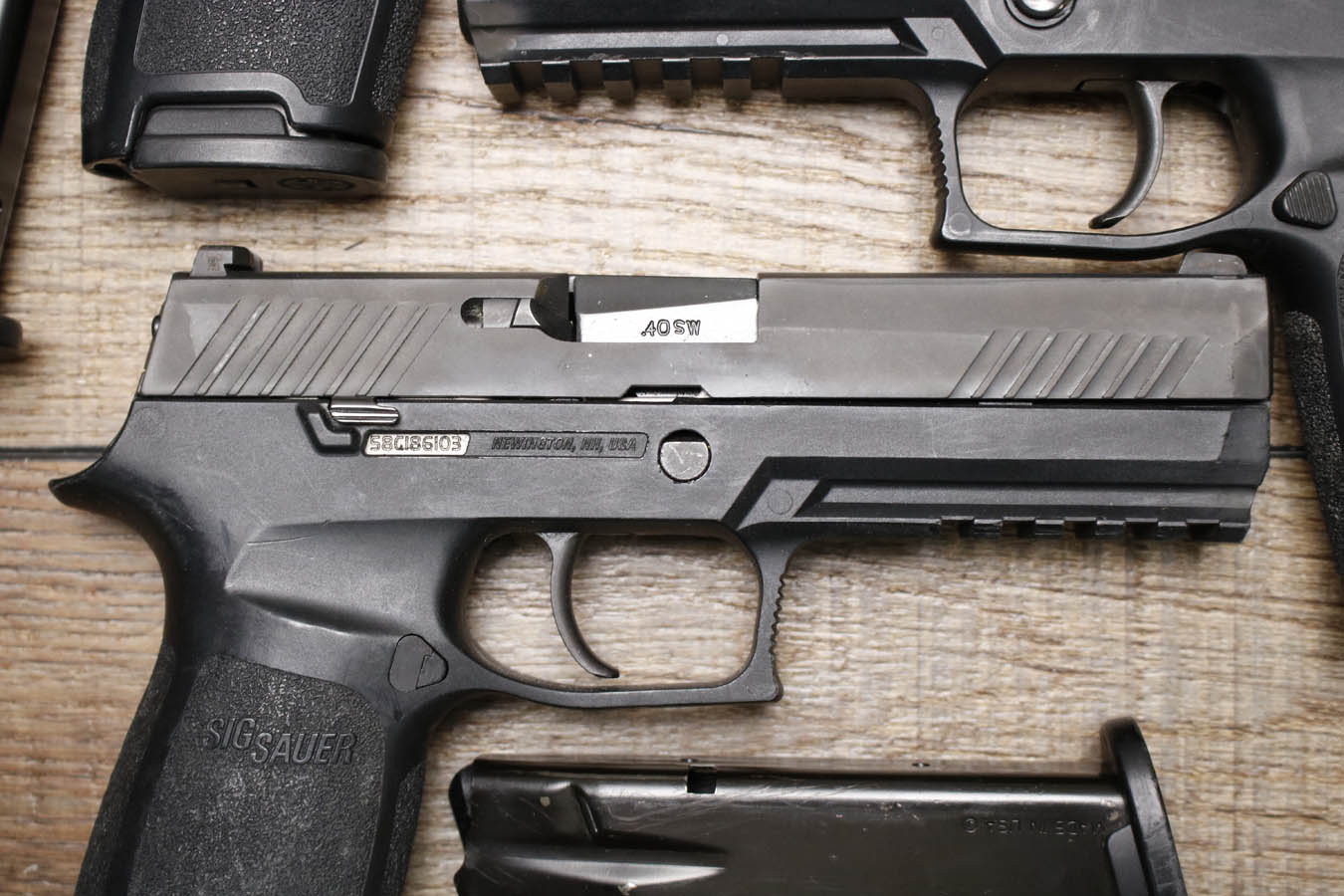 SIG SAUER P320 Full Size 40 S&W Police Trade-In Pistol (Good Condition) with Night Sights