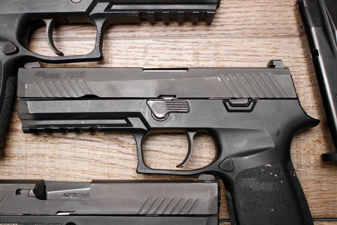 SIG SAUER P320 Full Size 40 S&W Police Trade-In Pistol (Good Condition) with Night Sights