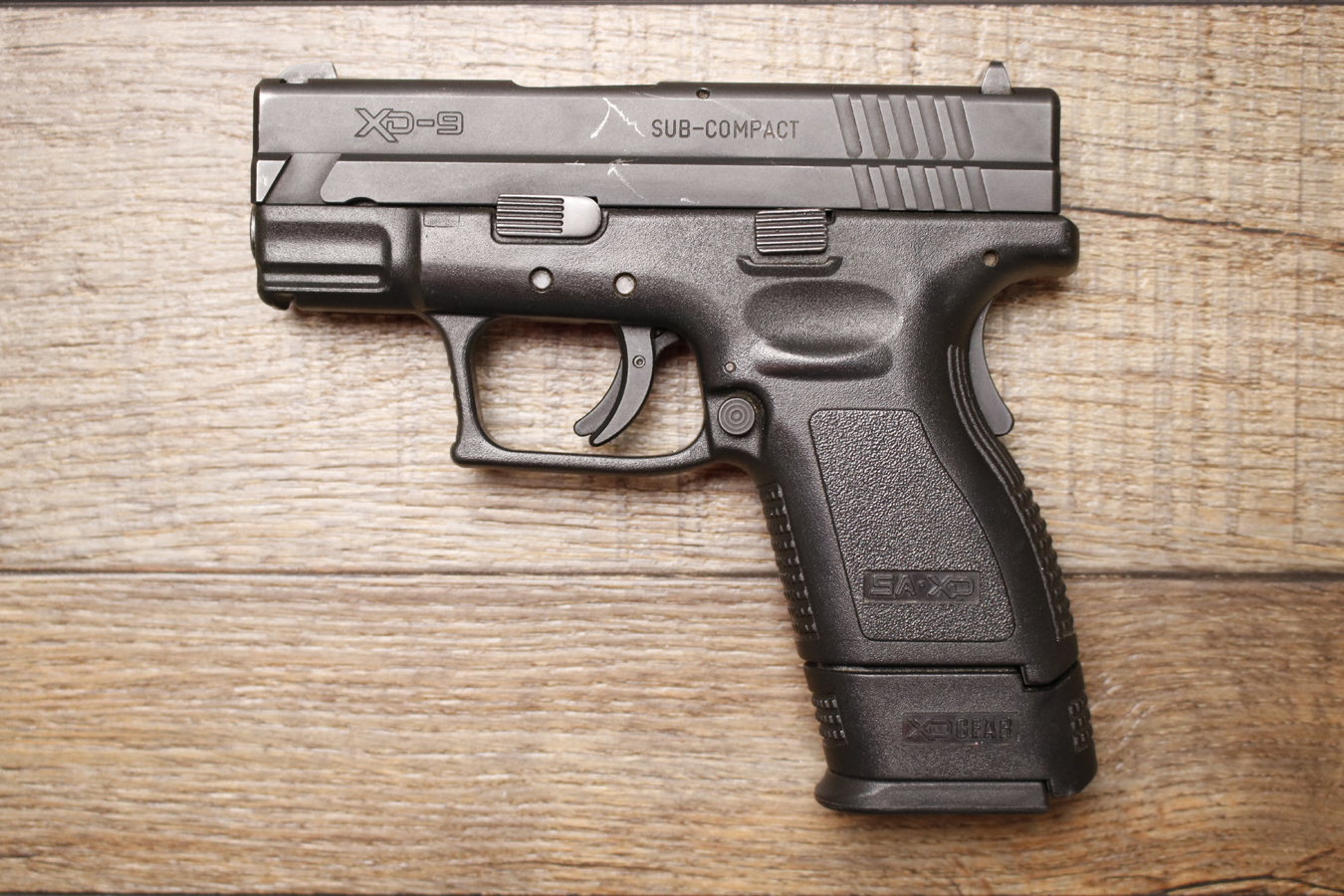 SPRINGFIELD XD-9 Sub-Compact 9mm Police Trade-In Pistol