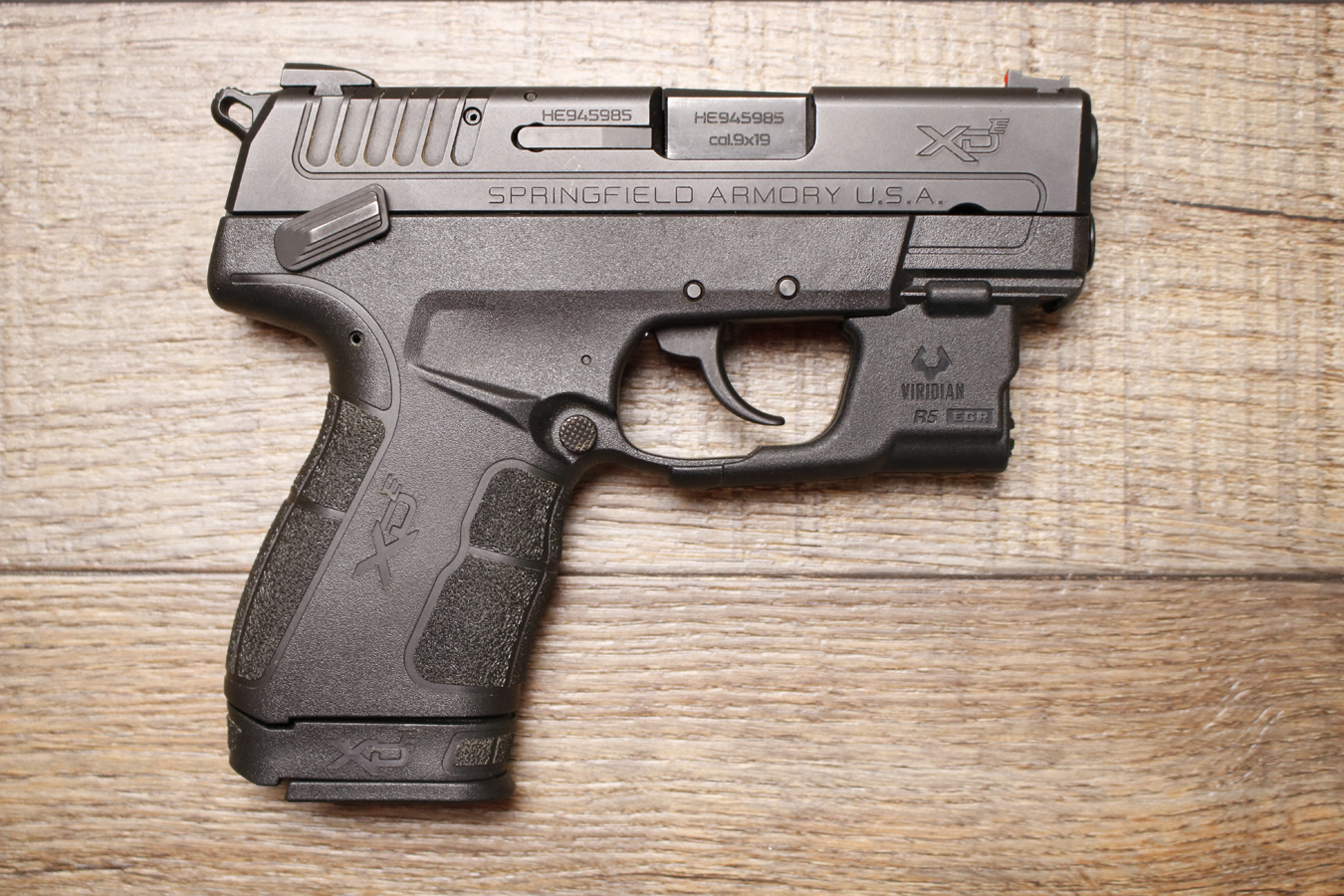 SPRINGFIELD XDE-9 9mm Police Trade-In Pistol with Laser