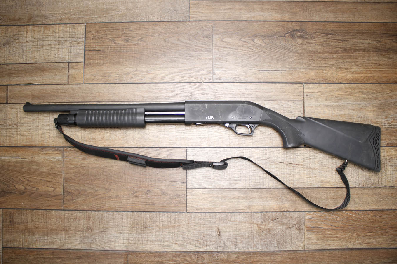 RIA Meriva 12GA Police Trade-In Pump Shotgun with Sling