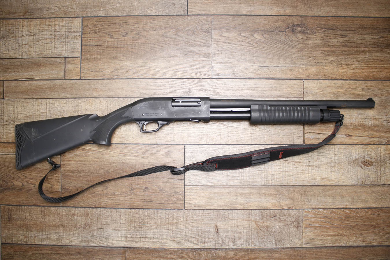 RIA Meriva 12GA Police Trade-In Pump Shotgun with Sling