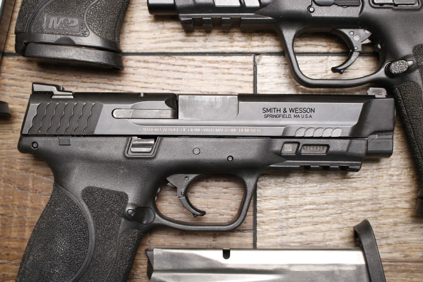 SMITH AND WESSON M&P45 M2.0 45 ACP Police Trade-In Pistols with Night Sights (Good Condition)