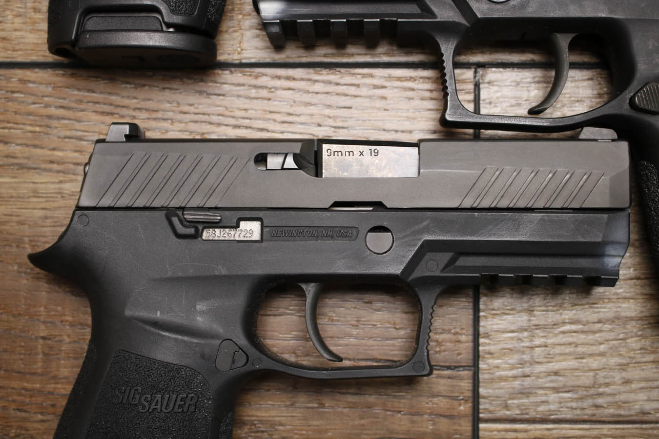 SIG SAUER P320 Compact 9mm Police Trade-In Pistols with Night Sights (Fair Condition)