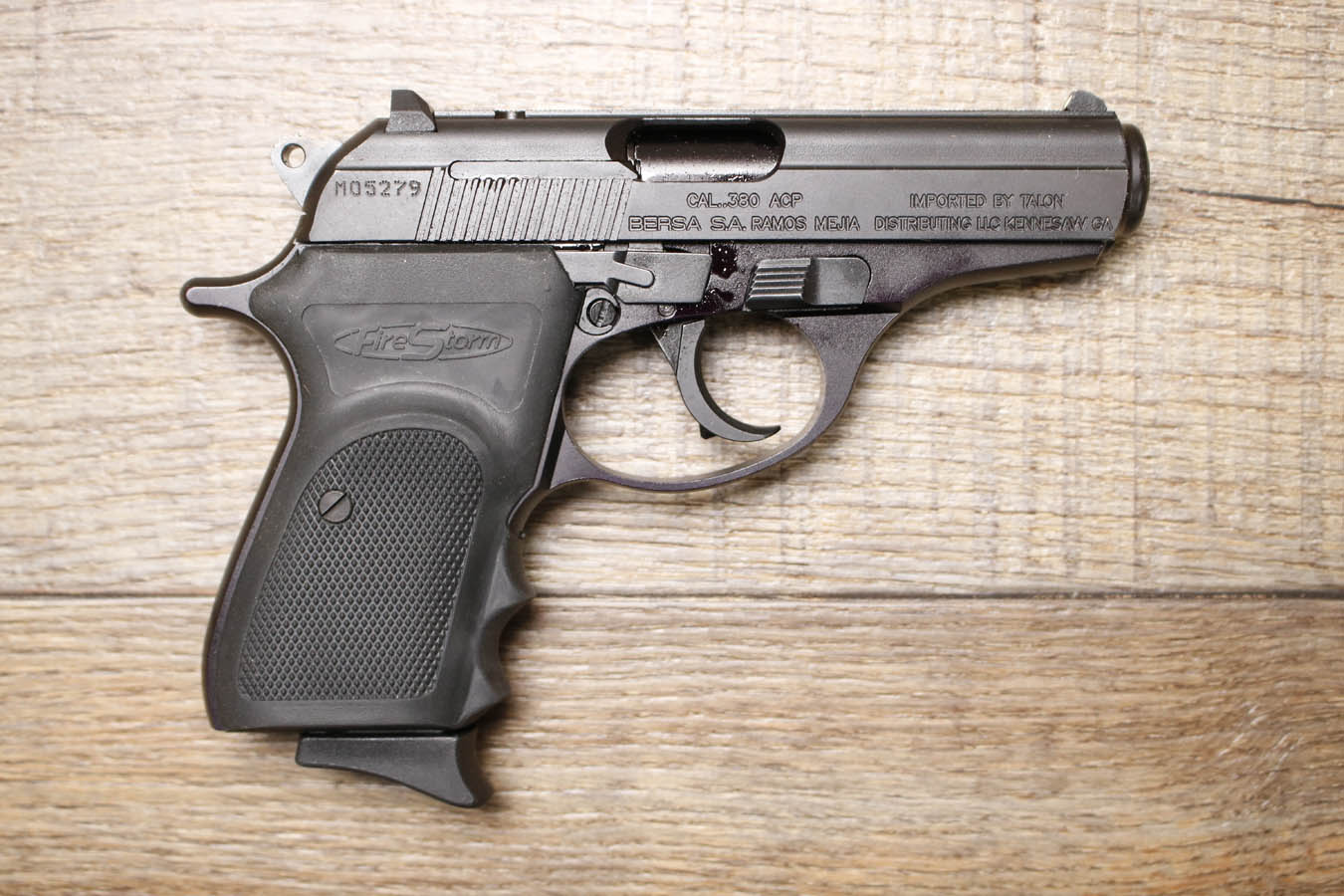 BERSA Firestorm 380 ACP Police Trade-In Pistol with Holster