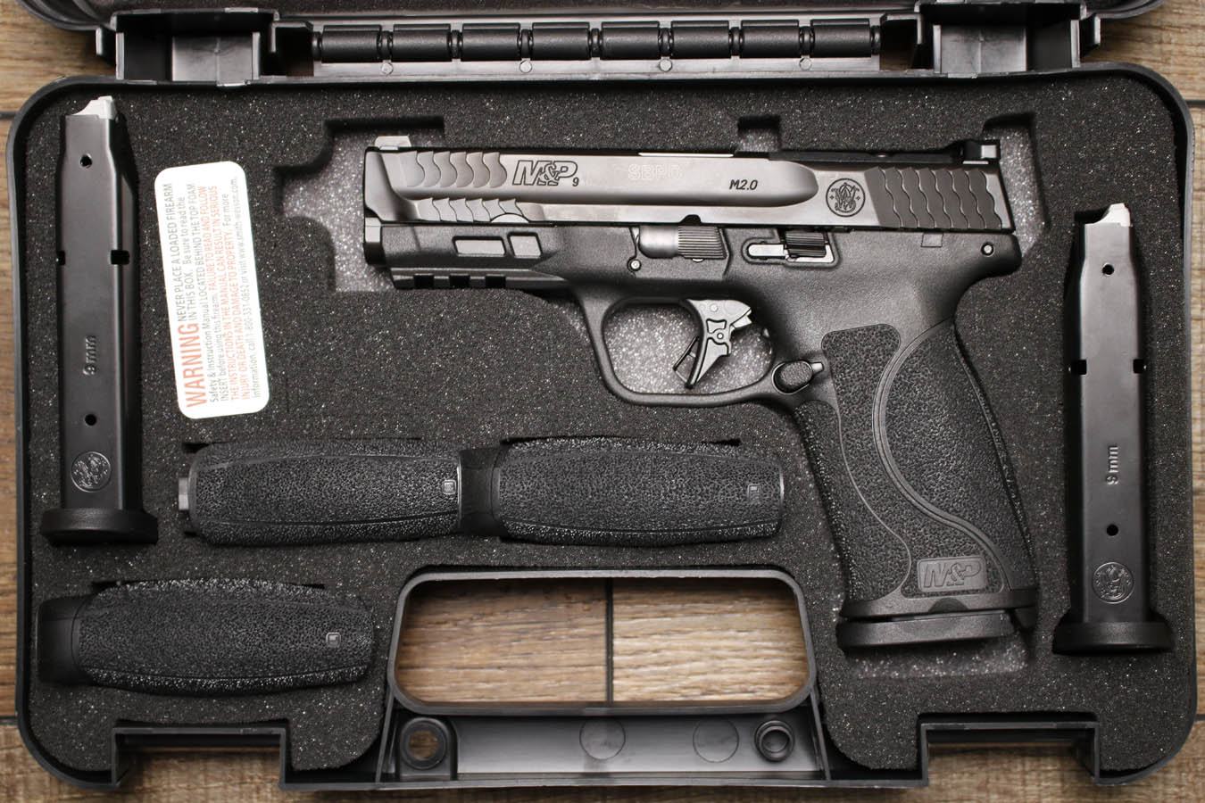 SMITH AND WESSON M&P9 M2.0 Full-Size 9mm Optic Ready Police Trade-in Pistols with South Bend PD Markings (Very Good Condition)