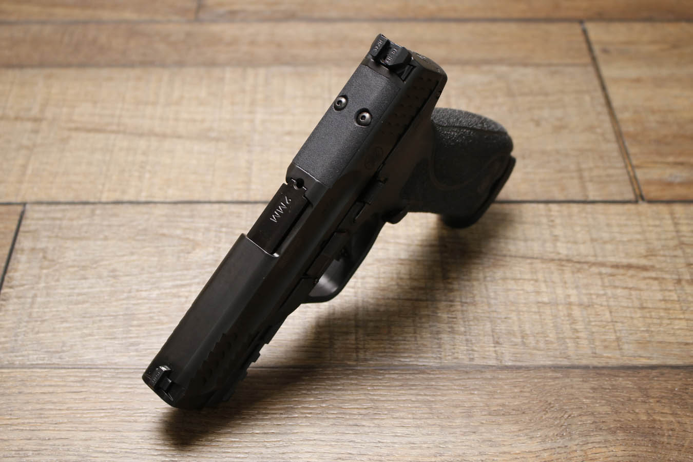 SMITH AND WESSON M&P9 M2.0 Full-Size 9mm Optic Ready Police Trade-in Pistols with South Bend PD Markings (Very Good Condition)