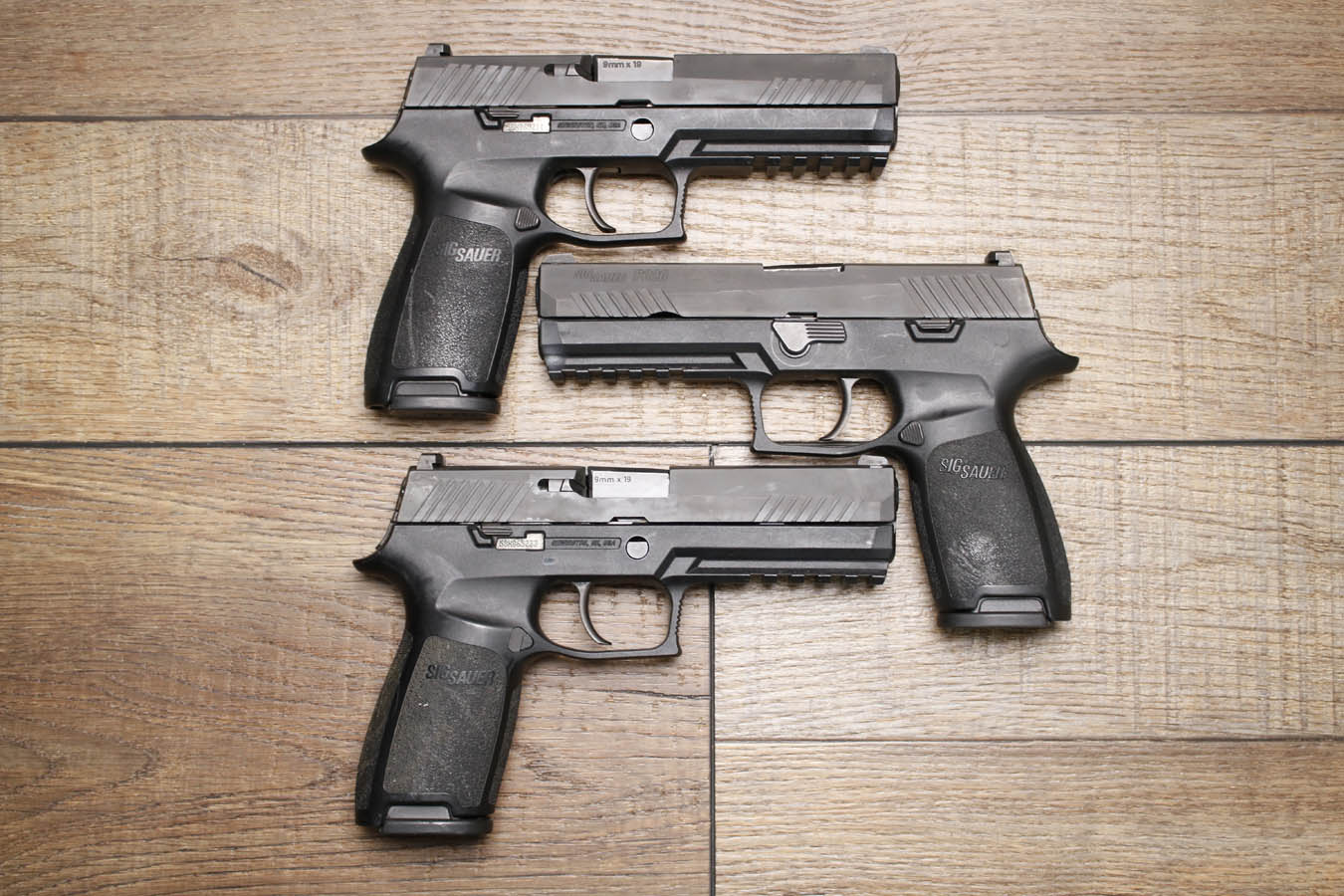 SIG SAUER P320 Full-Size 9mm Police Trade-in Pistols with Night Sights (Good Condition)