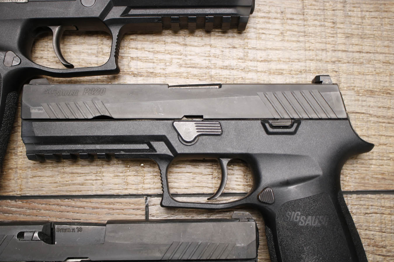 SIG SAUER P320 Full-Size 9mm Police Trade-in Pistols with Night Sights (Fair Condition)