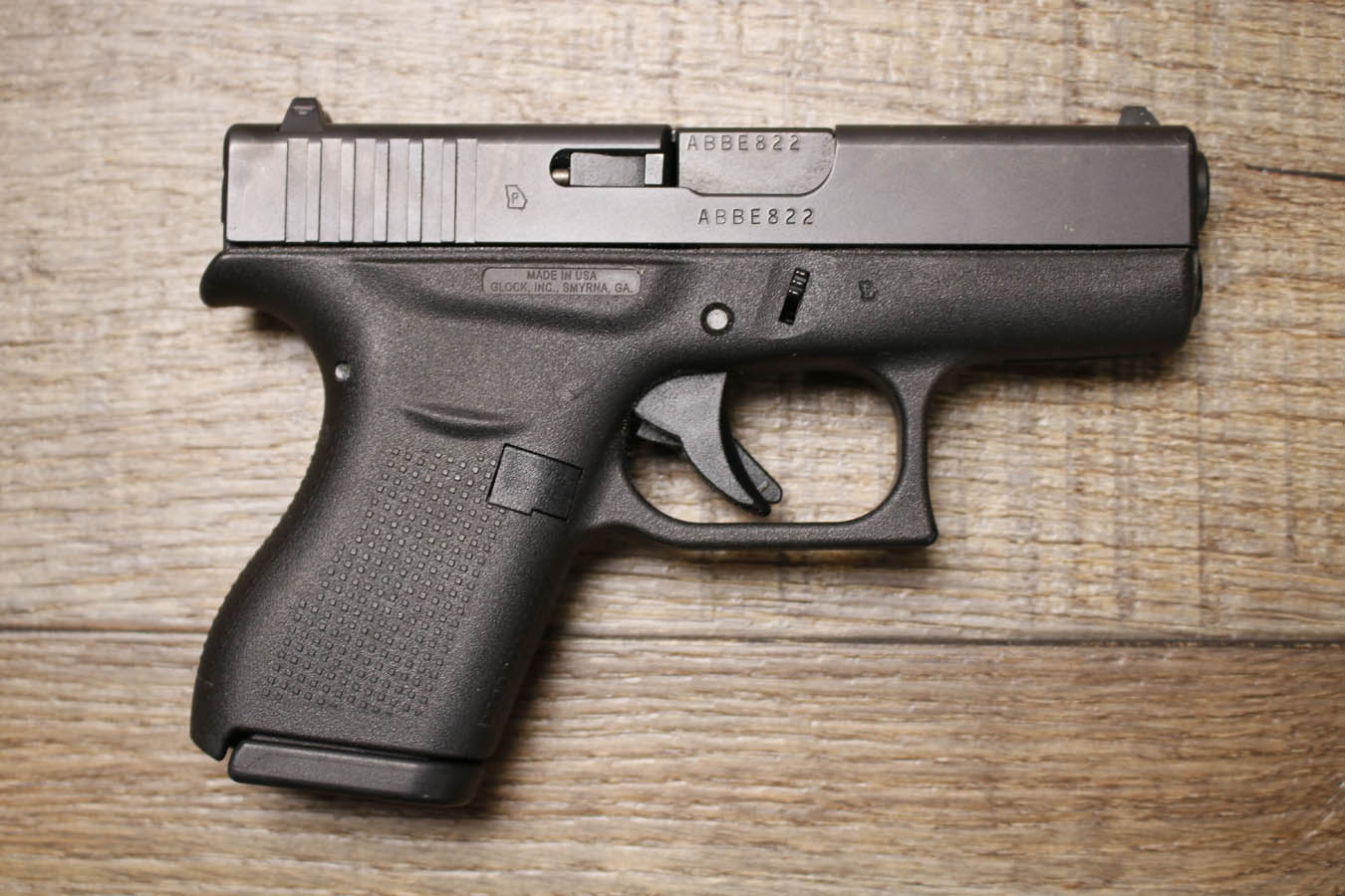 GLOCK 42 380 ACP Police Trade-In Pistol with Holster