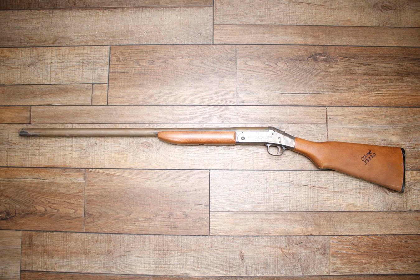 H AND R Topper 12GA Police Trade-In Shotgun