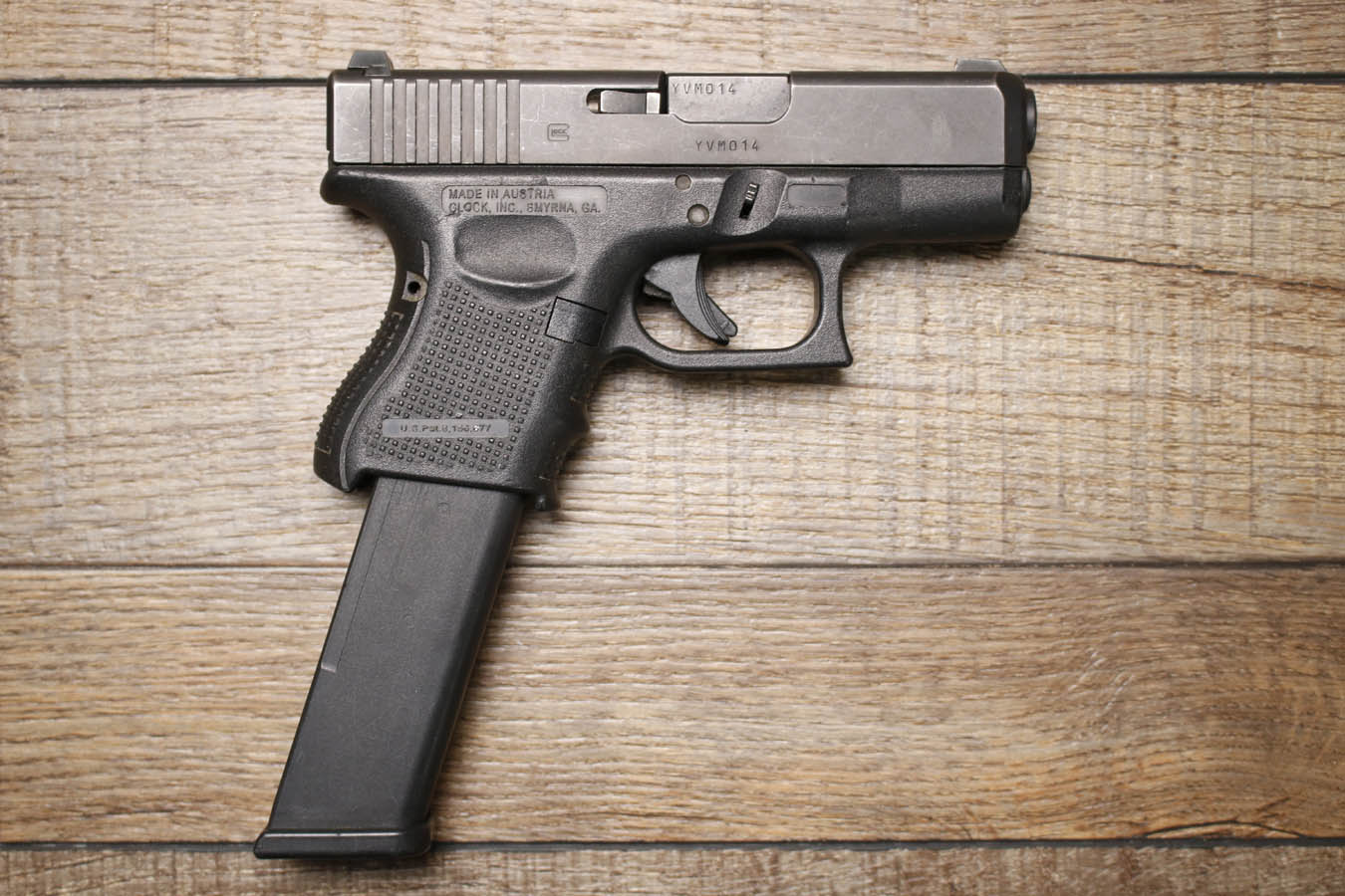 GLOCK 27 Gen 4 40 S&W Police Trade-In Pistol with 22 Round Extended Magazine