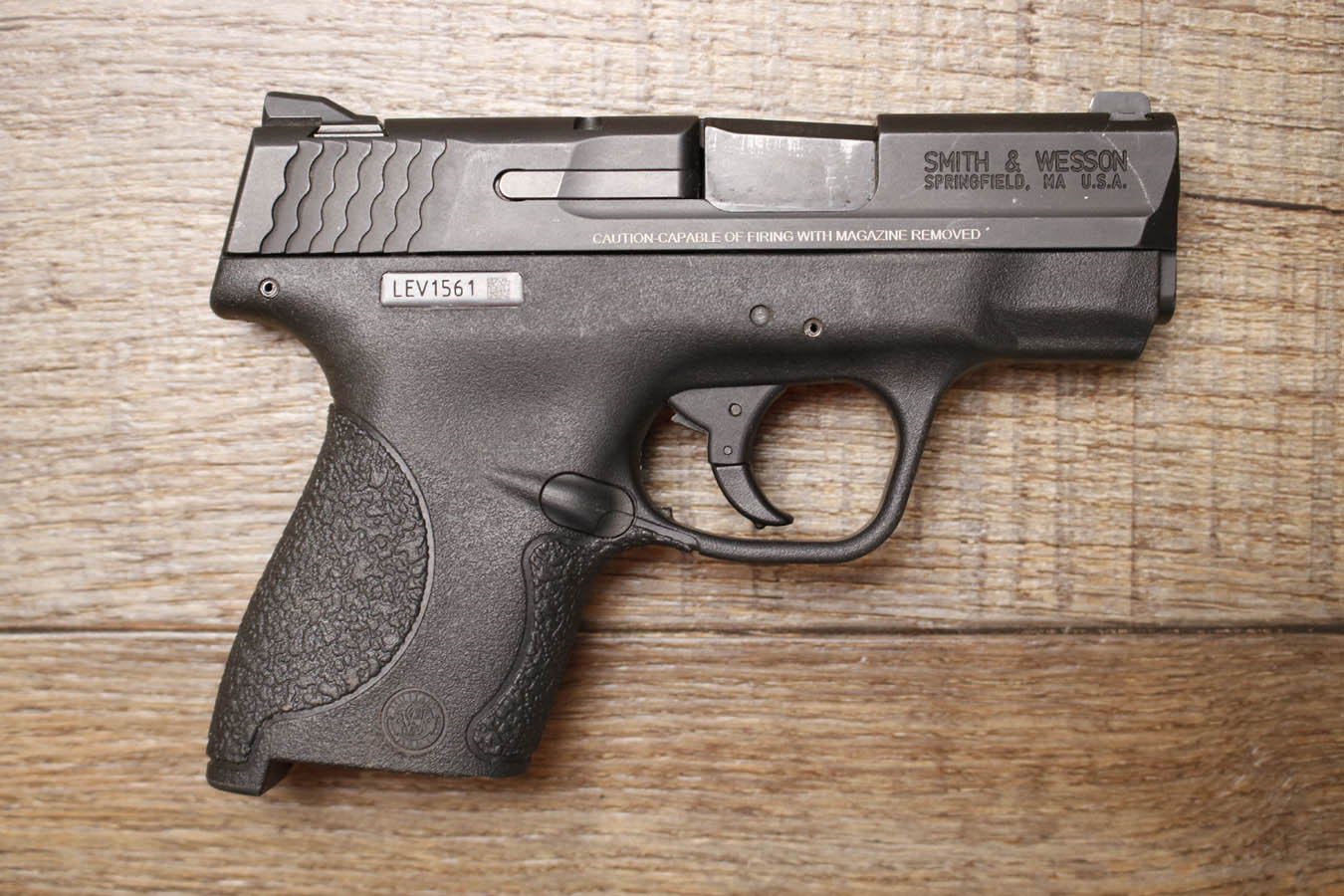 SMITH AND WESSON M&P9 Shield 9mm Police Trade-In Pistol (No Magazine)