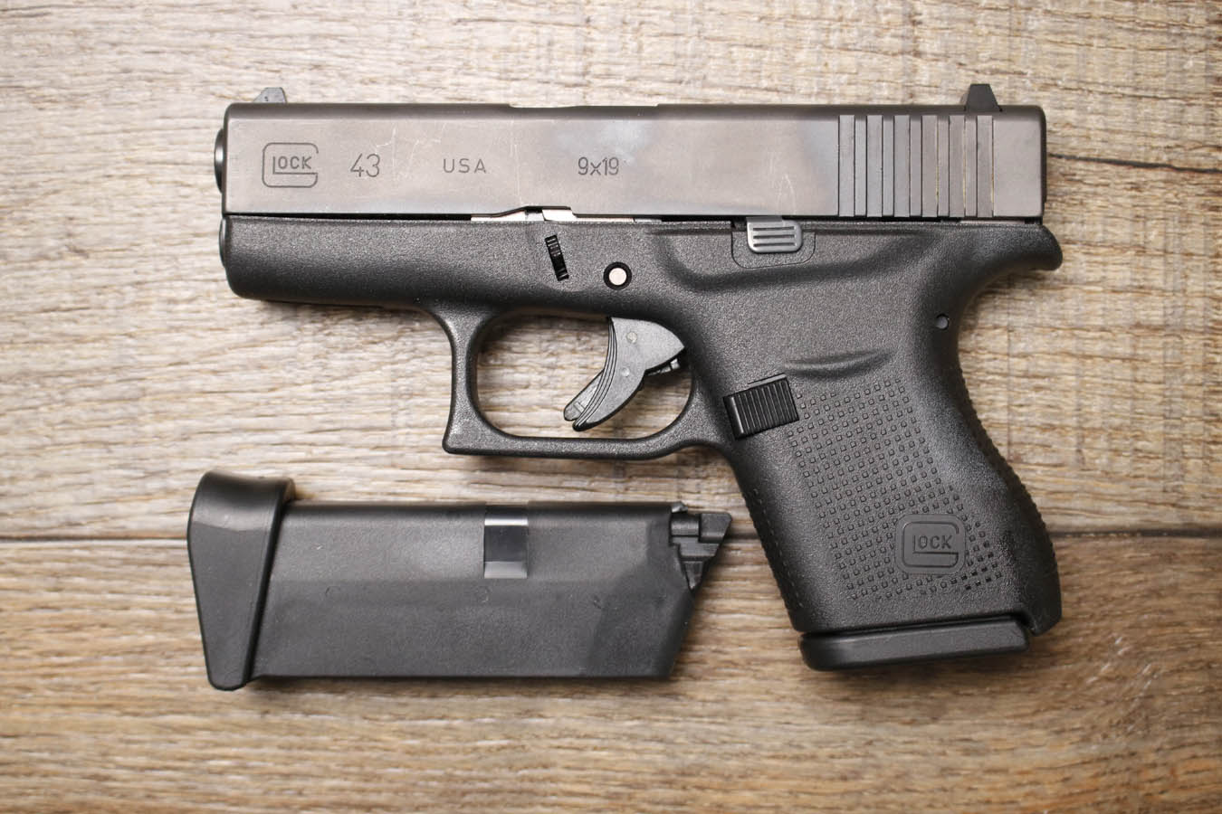 GLOCK 43 9mm US Made Police Trade-In Pistol (Good Condition)