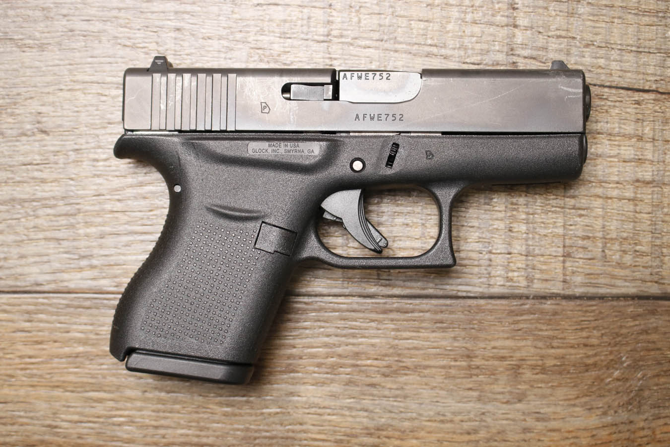 GLOCK 43 9mm US Made Police Trade-In Pistol (Good Condition)