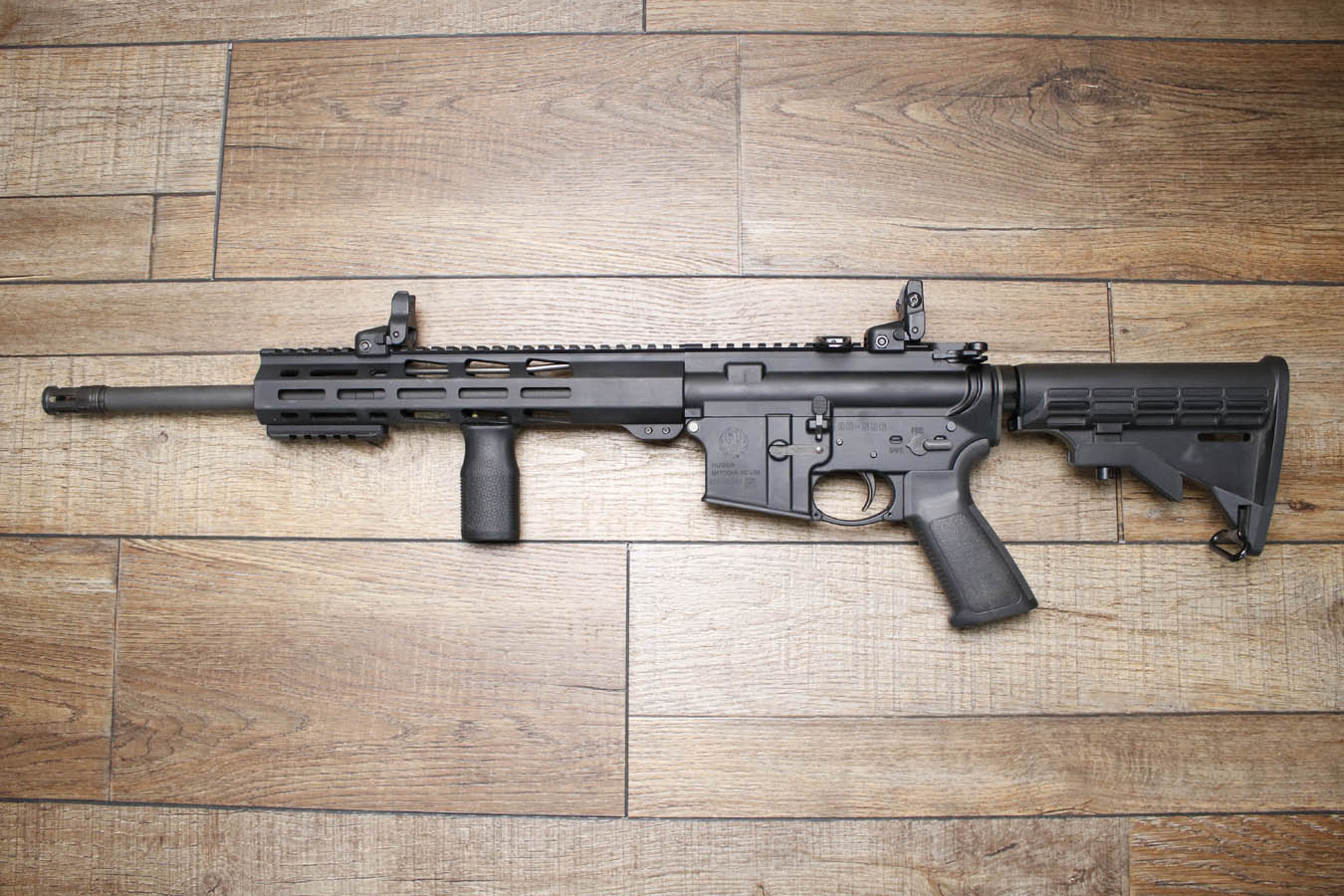 RUGER AR-556 5.56mm Police Trade-In Rifle with M-LOK Free Float Handguard (No Magazine)