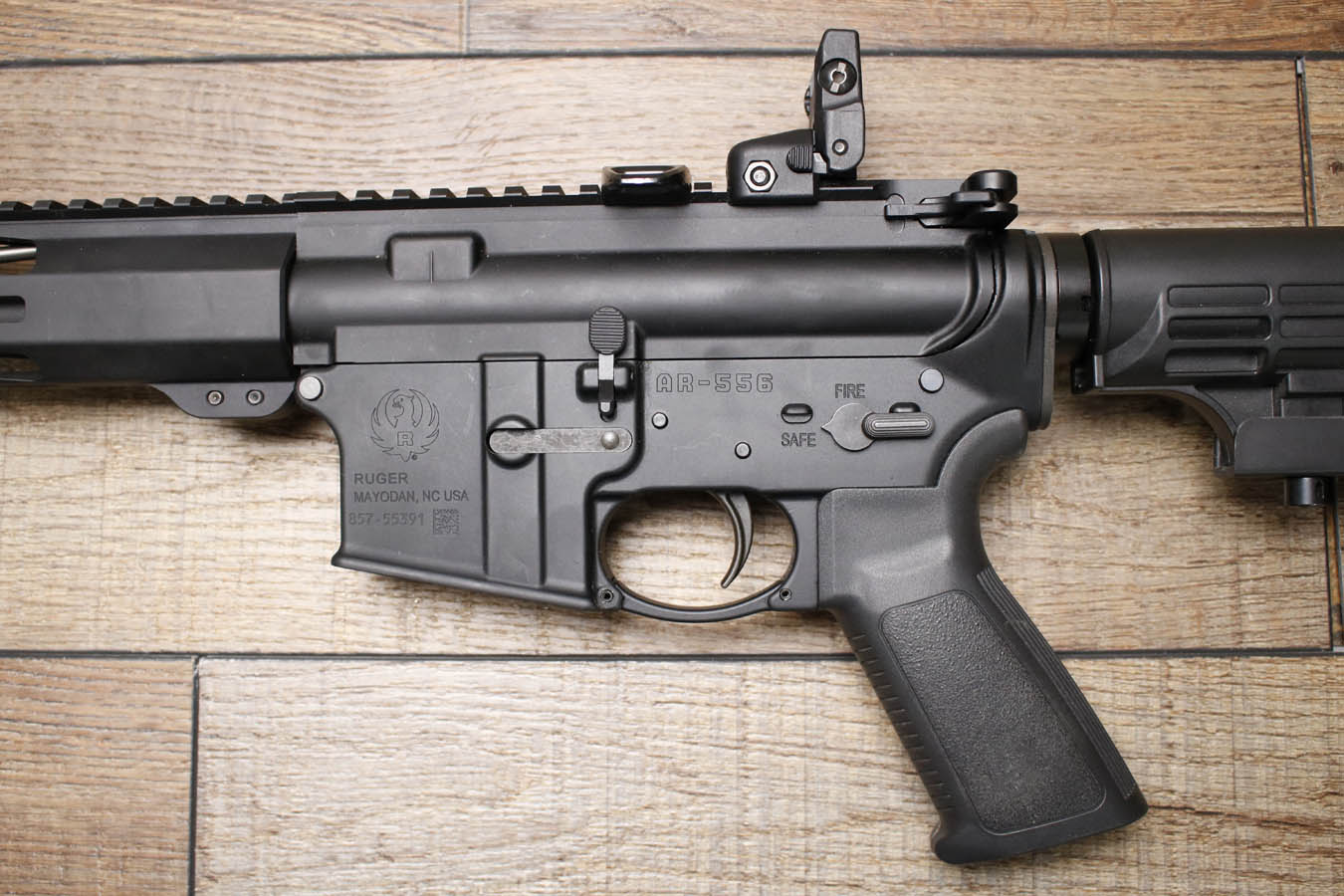RUGER AR-556 5.56mm Police Trade-In Rifle with M-LOK Free Float Handguard (No Magazine)