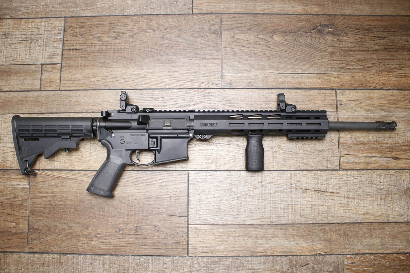 RUGER AR-556 5.56mm Police Trade-In Rifle with M-LOK Free Float Handguard (No Magazine)