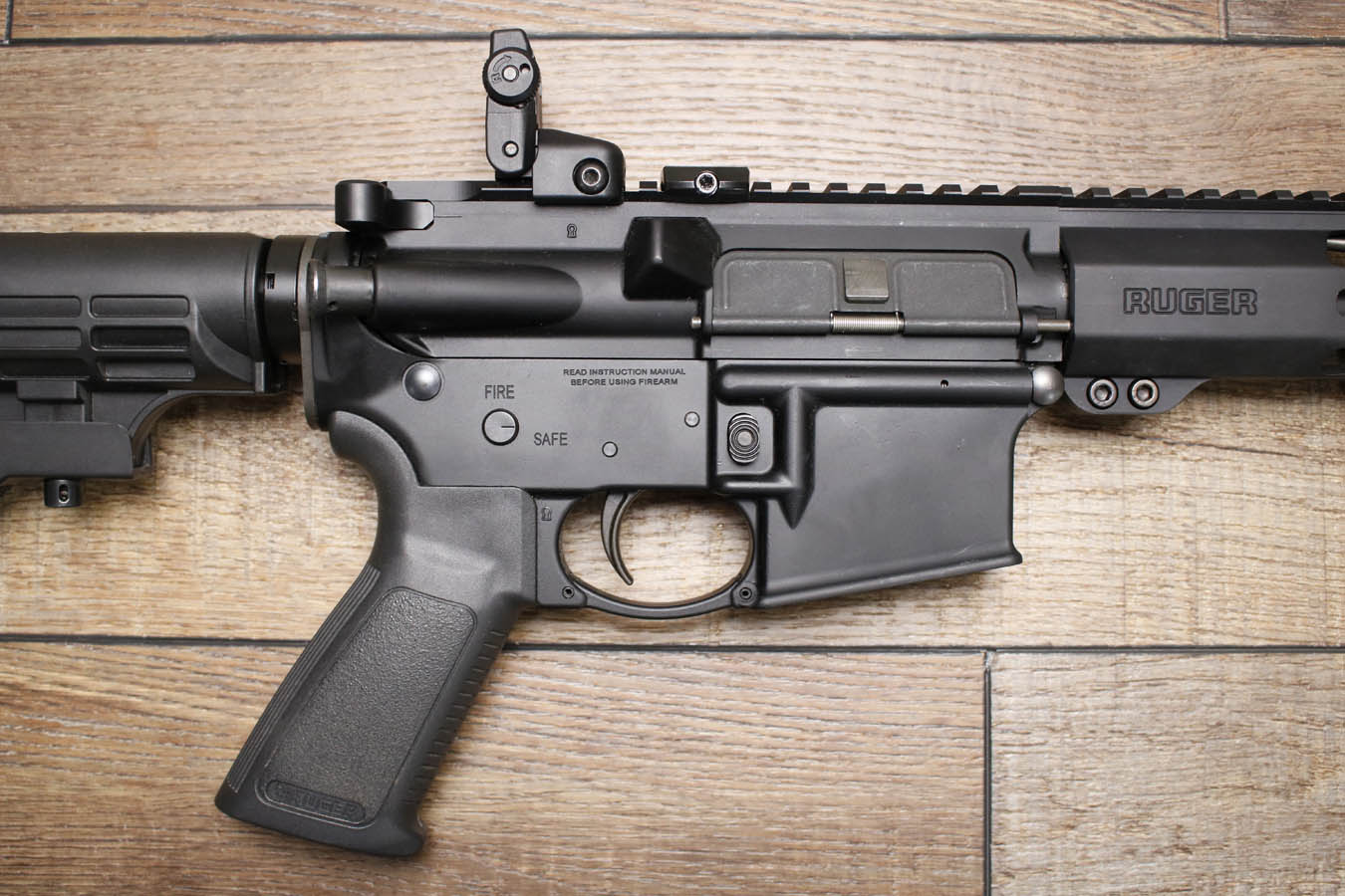 RUGER AR-556 5.56mm Police Trade-In Rifle with M-LOK Free Float Handguard (No Magazine)