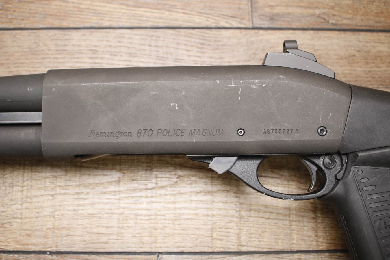 REMINGTON 870 Police Magnum 12GA Police Trade-In NFA Short Barrel Shotgun with Sure Fire Foregrip and Flashlight