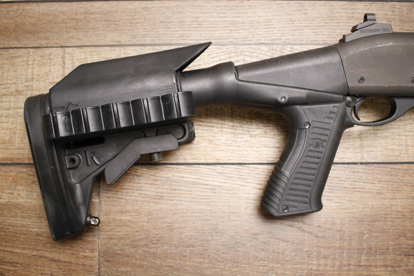 REMINGTON 870 Police Magnum 12GA Police Trade-In NFA Short Barrel Shotgun with Sure Fire Foregrip and Flashlight