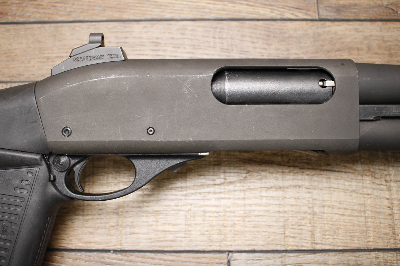 REMINGTON 870 Police Magnum 12GA Police Trade-In NFA Short Barrel Shotgun with Sure Fire Foregrip and Flashlight