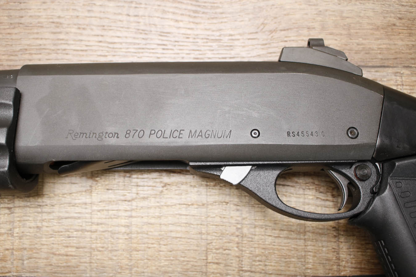 REMINGTON 870 Police Magnum 12GA Police Trade-In NFA Short Barrel Shotgun with Sure Fire Foregrip and Flashlight