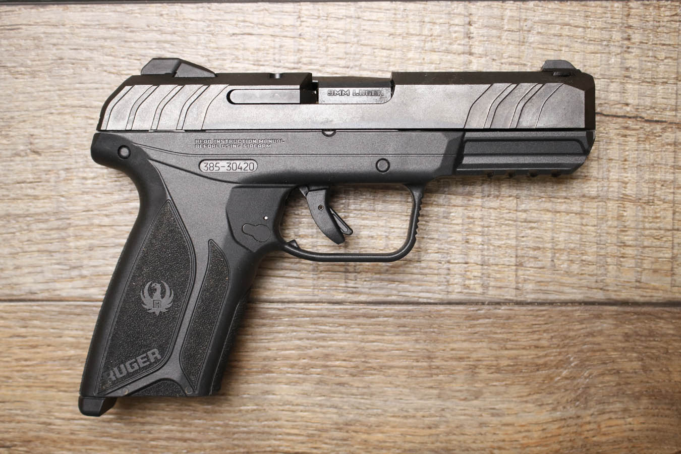 RUGER Security-9 9mm Police Trade-In Pistol (No Magazine)