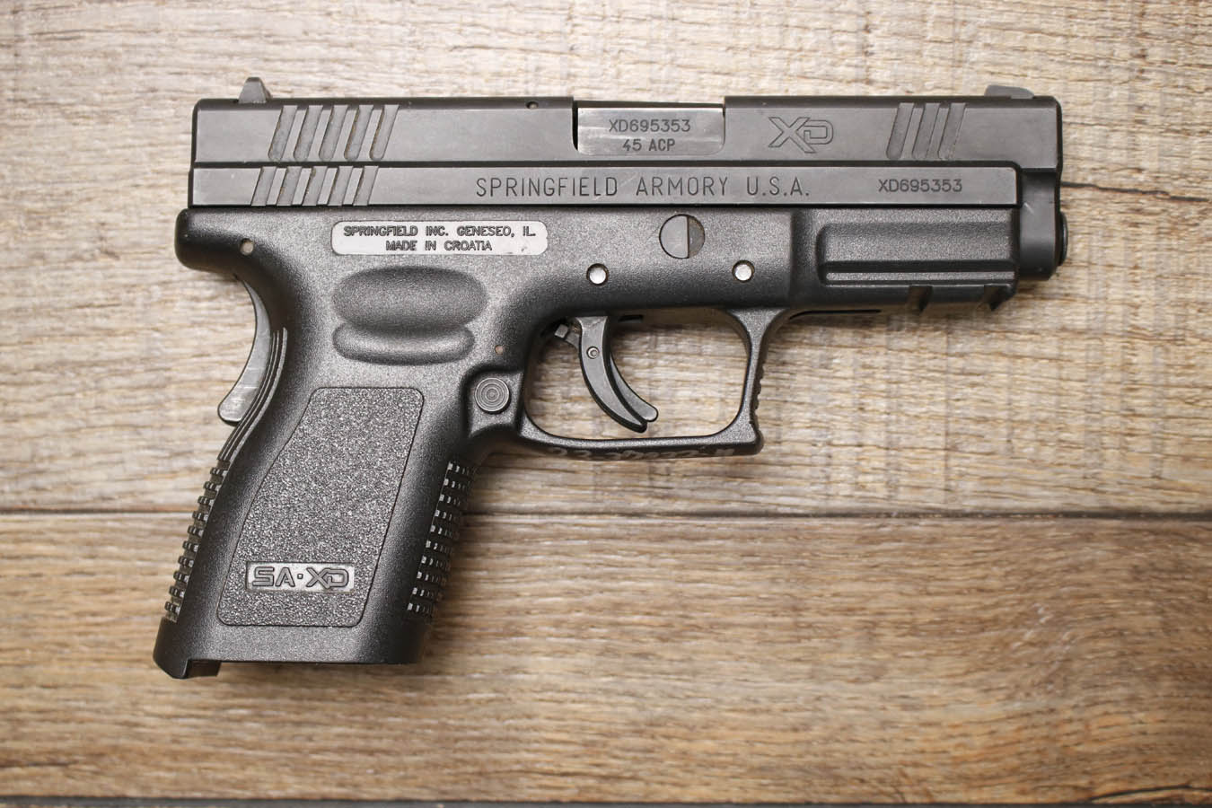 SPRINGFIELD XD-45 45 ACP Police Trade-In Pistol (No Magazine)
