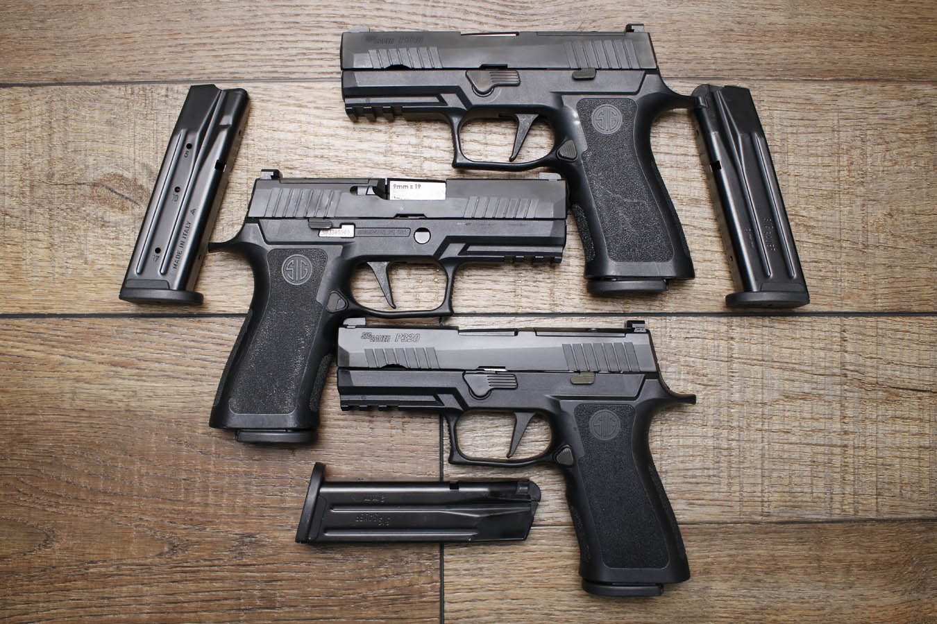 SIG SAUER P320 X-Carry 9mm Optic Ready Police Trade-in Pistols with Two Mags